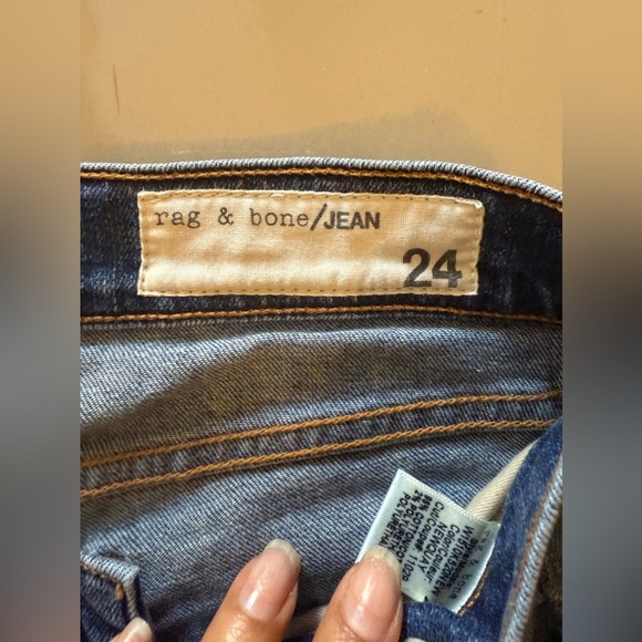 Rag & Bone Ankle Skinny Jeans - size 24 pockets zipper crop jeans - Picture 4 of 16